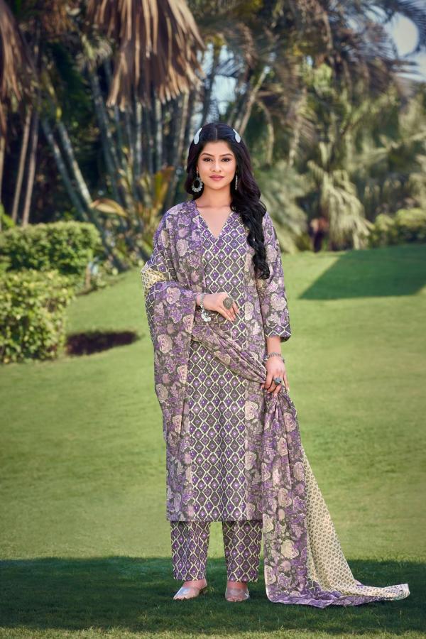 Ossm Summer Stories Cotton Printed Kurti Bottom With Dupatta